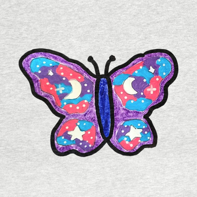 Space Butterfly by Bucket Hat Kiddo